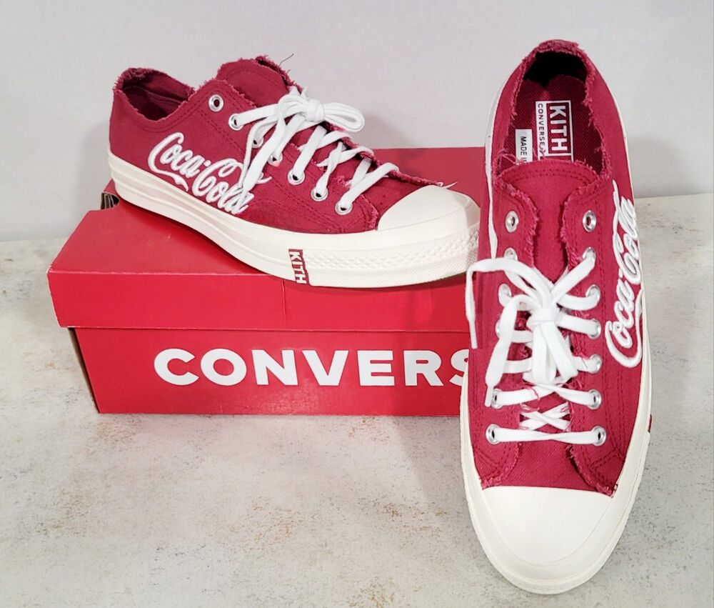 Converse Chuck 70 x Coca-Cola x KITH Men's Size 11 Low Red Sneakers WORN ONCE!
